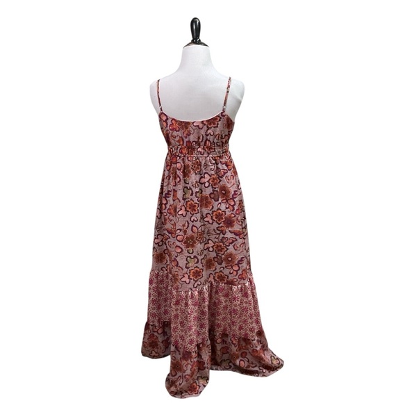 Forever 21 Women's M Medium Maxi Dress Boho Multi Print Empire Waist Romantic - Picture 8 of 8